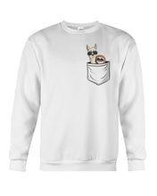 Load image into Gallery viewer, Cool Llama And Sloth In Pocket Meaningful Gift Sweatshirt