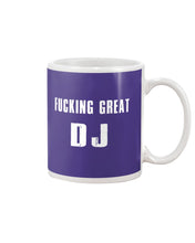 Load image into Gallery viewer, Fucking Great DJ Black And White Printed Mug Mug