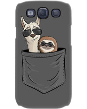 Load image into Gallery viewer, Cool Llama And Sloth In Pocket Meaningful Gift Phone case
