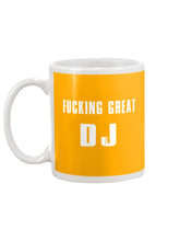 Load image into Gallery viewer, Fucking Great DJ Black And White Printed Mug Mug