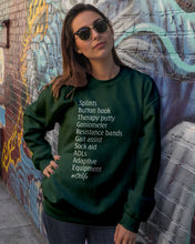 Load image into Gallery viewer, Splints Button Hook Therapy Putty Goniometer Resistance Bands Sweatshirt