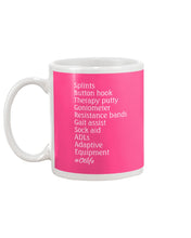 Load image into Gallery viewer, Splints Button Hook Therapy Putty Goniometer Resistance Bands Mug