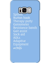 Load image into Gallery viewer, Splints Button Hook Therapy Putty Goniometer Resistance Bands Phone case