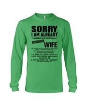 Load image into Gallery viewer, She's My Whole World Gift For Husband Unisex Long Sleeve