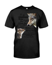 Load image into Gallery viewer, Wolf Grandma Gift For Grandson Believe In Yourself Guys Tee
