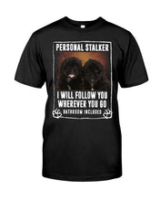 Load image into Gallery viewer, Black Pooshi Black Shipoo Personal Stalker St. Patrick's Day Printed Mug Guys Tee