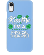 Load image into Gallery viewer, Physical Therapist Green Lip Shamrock St. Patrick's Day Color Changing Mug Phone case