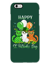 Load image into Gallery viewer, Lovely Cat And Balloons Happy St Patrick's Day Gift For Cat Lovers Phone case