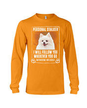 Load image into Gallery viewer, White Pomeranian Will Follow You St. Patrick's Day Printed Mug Unisex Long Sleeve