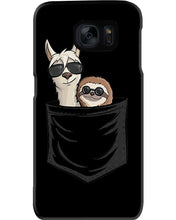 Load image into Gallery viewer, Cool Llama And Sloth In Pocket Meaningful Gift Phone case