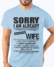 Load image into Gallery viewer, She's My Whole World Gift For Husband Guys Tee