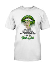 Load image into Gallery viewer, Keep Silent Sparkling Green Lips St Patrick's Day Gift Guys Tee