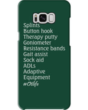 Load image into Gallery viewer, Splints Button Hook Therapy Putty Goniometer Resistance Bands Phone case