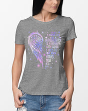 Load image into Gallery viewer, Purple Wings Gift For Angel Grandpa I Used To Be His Angel Ladies Tee