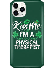 Load image into Gallery viewer, Physical Therapist Green Lip Shamrock St. Patrick's Day Color Changing Mug Phone case