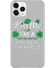 Load image into Gallery viewer, Physical Therapist Green Lip Shamrock St. Patrick's Day Color Changing Mug Phone case