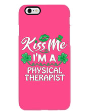 Load image into Gallery viewer, Physical Therapist Green Lip Shamrock St. Patrick's Day Color Changing Mug Phone case