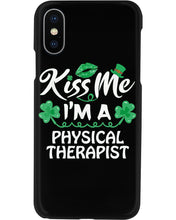Load image into Gallery viewer, Physical Therapist Green Lip Shamrock St. Patrick's Day Color Changing Mug Phone case