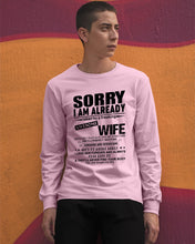 Load image into Gallery viewer, She's My Whole World Gift For Husband Unisex Long Sleeve