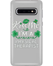 Load image into Gallery viewer, Physical Therapist Green Lip Shamrock St. Patrick's Day Color Changing Mug Phone case