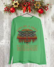 Load image into Gallery viewer, Sing Me A Song Dragonfly Retro Vintage Unisex Long Sleeve