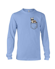 Load image into Gallery viewer, Cool Llama And Sloth In Pocket Meaningful Gift Unisex Long Sleeve