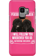 Load image into Gallery viewer, Black Pooshi Black Shipoo Personal Stalker St. Patrick's Day Printed Mug Phone case