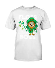 Load image into Gallery viewer, Funny Leprechaun Floss Like A Boss Shamrock Design St Patrick's Day Gift Guys Tee