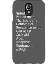Load image into Gallery viewer, Splints Button Hook Therapy Putty Goniometer Resistance Bands Phone case