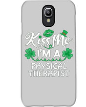 Load image into Gallery viewer, Physical Therapist Green Lip Shamrock St. Patrick's Day Color Changing Mug Phone case