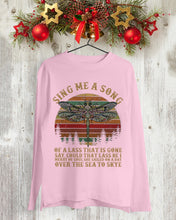 Load image into Gallery viewer, Sing Me A Song Dragonfly Retro Vintage Unisex Long Sleeve