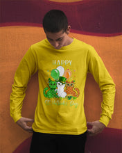 Load image into Gallery viewer, Lovely Cat And Balloons Happy St Patrick's Day Gift For Cat Lovers Unisex Long Sleeve