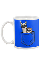 Load image into Gallery viewer, Cool Llama And Sloth In Pocket Meaningful Gift Mug