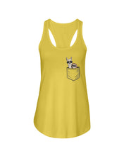 Load image into Gallery viewer, Cool Llama And Sloth In Pocket Meaningful Gift Ladies Flowy Tank