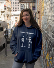 Load image into Gallery viewer, I Found This Humerus Skeleton Black Hoodie