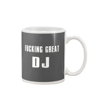 Load image into Gallery viewer, Fucking Great DJ Black And White Printed Mug Mug