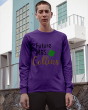 Load image into Gallery viewer, Shamrock Future Mrs Collins St Patrick's Day Unisex Long Sleeve