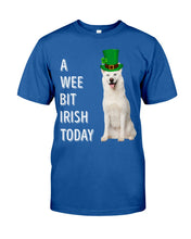 Load image into Gallery viewer, White Siberian Husky Irish Today Dog Lovers St. Patrick's Day Printed Mug Guys Tee