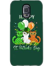 Load image into Gallery viewer, Lovely Cat And Balloons Happy St Patrick's Day Gift For Cat Lovers Phone case