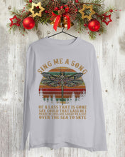Load image into Gallery viewer, Sing Me A Song Dragonfly Retro Vintage Unisex Long Sleeve