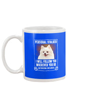 Load image into Gallery viewer, White Pomeranian Will Follow You St. Patrick's Day Printed Mug Mug