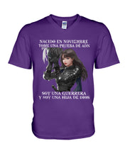 Load image into Gallery viewer, Nacido En Noviembre Tome Una Prueba De Ad Birthday Gift Guys V-Neck