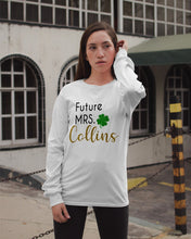 Load image into Gallery viewer, Shamrock Future Mrs Collins St Patrick's Day Unisex Long Sleeve