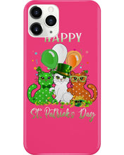 Load image into Gallery viewer, Lovely Cat And Balloons Happy St Patrick's Day Gift For Cat Lovers Phone case