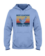 Load image into Gallery viewer, Best Cluckin' Dad Ever Retro Vintage Gift For Dad Hoodie