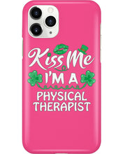 Load image into Gallery viewer, Physical Therapist Green Lip Shamrock St. Patrick's Day Color Changing Mug Phone case