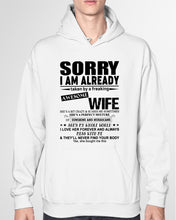 Load image into Gallery viewer, She's My Whole World Gift For Husband Hoodie