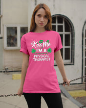 Load image into Gallery viewer, Physical Therapist Green Lip Shamrock St. Patrick's Day Color Changing Mug Guys Tee