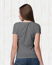 Load image into Gallery viewer, Purple Wings Gift For Angel Grandpa I Used To Be His Angel Ladies Tee