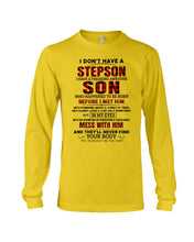 Load image into Gallery viewer, I Don't Have A Step Son Gift For Family Unisex Long Sleeve